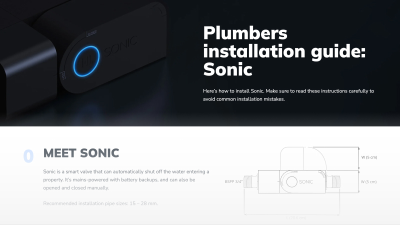 Plumber's Installation Guide
